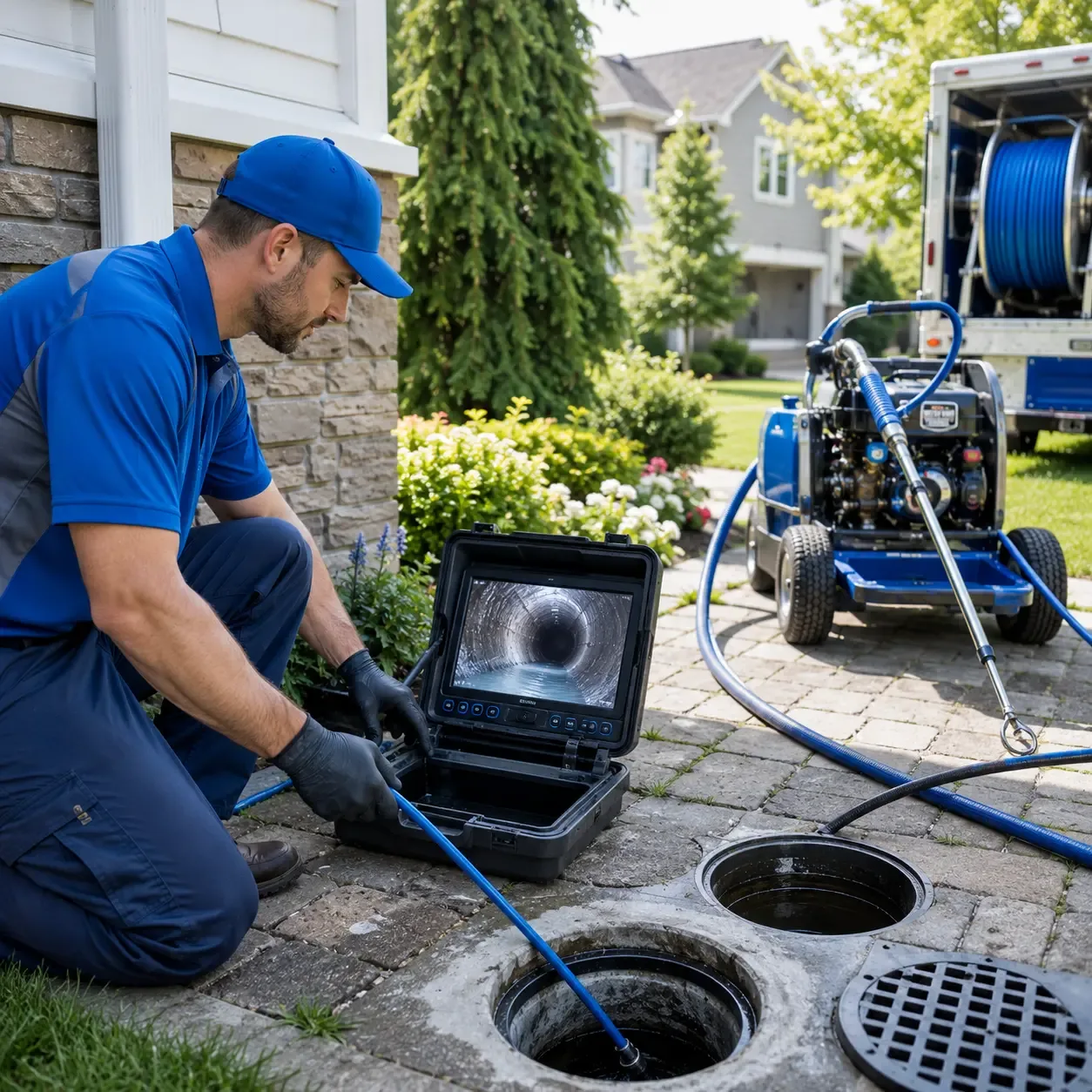 Outdoor drain cleaning professionals serving Gratis, OH